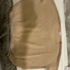 Cozy Tan Knit Sweater